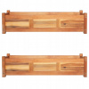 Kvetináč drevo béžový VidaXL 100 cm x 30 x 25 cm