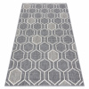 Dywany Łuszczów Koberec SPRING 20404332 Hexagon Sisalový, slučkový - sivý 80x150 cm