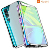 Luxria Double Glass Magnetic - Strieborné presklené magnetické púzdro pre Xiaomi Pre Xiaomi: Redmi Note 10 5G