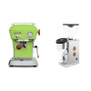 Ascaso Dream PID, Fresh Pistachio + Rocket Espresso FAUSTINO 3.1, copper