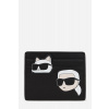 PÚZDRO NA PLATOBNÉ KARTY KARL LAGERFELD K/IKONIK 2.0 LEATHER CH KC BLACK