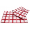 ARÔME HOME Kuchynské utierky Kocky červené, 2 ks