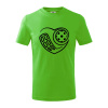 Florbal love - Tričko detské bavlnené - 104-110cm / 3-4 roky ( Apple Green )