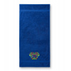 Uterák/osuška s výšivkou vzor IKAfolk - možnosť doplniť vlastný nápis Farba: 05-kráľovsky modrá, Dodatočný nápis: bez nápisu, Rozmer: Uterák 100x50cm