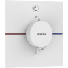 Hansgrohe ShowerSelect Comfort E, termostat pod omietku pre 1 spotrebič, biela matná, HAN-15571700