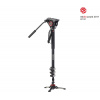 Manfrotto XPRO 4 section video monopod w Fluid head & FLUIDTECH base (MVMXPRO500)