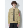 Bunda Alpha Industries Ripstop Cargo pánska, zelená farba, prechodná, 136123
