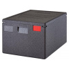 Termoizolačná nádoba Cam GoBox zvrchu plniteľná, 600x400 mm, Cambro, 80 l, 80L, Čierna, 690x490x(H)370mm