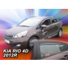 Deflektory - Kia Rio Sedan 2012-2017 (+zadné)
