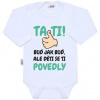 New Baby Body s potlačou Tati, ... děti se ti povedly