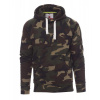 PAYPER ATLANTA+ 000019-0001 / Pánska mikina s kapucňou - camouflage brown XXL