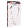 Sportsheets Sincerely Amber Chained Nipple Clamps