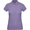 B&C | Inspire Polo /women, Dámske piqué polo z bio bavlny, fialová lilac millennial, M