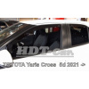 Deflektory - protiprievanové plexi Toyota Yaris Cross 5D od 2021 (+zadné)