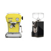 Ascaso Dream ONE, Sun Yellow + Eureka Mignon Specialita, CR black