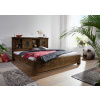 Bighome - Posteľ mango 170x220x105 hnedá lakovaná IRON