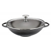 Litinová wok pánev s poklicí, 30 cm - Küchenprofi (Pánev Wok s poklicí 30 cm - Küchenprofi)