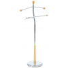 Autronic Nemý sluha, výška 1120 cm, masív kaučukovník, prírodný odtieň, kov - chróm, nosnosť 5 kg 82646 NAT