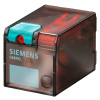 SIEMENS Relé zásuvné, 3 přepínací kontakty, relé s LED 28 mm, 24V DC