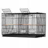 Klietka Vevor 46,5 x 76 x 46,5 cm čierna