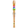 Drevená flauta Music Wooden Flute Eichhorn zošit s 3 piesňami od 4 rokov