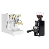 Lelit Mara PL62X V2, white + Eureka Mignon Libra 65 All Purpose, CR black