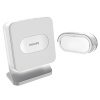 Bezdrôtový zvonček Philips WelcomeBell s MP3 melódiami, 8 zvoneniami alebo možnosťou impor