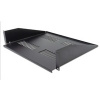 XtendLan Police 400mm, univerzal, 2U, 45kg nosnost, černá, předsunutá