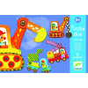 Djeco Duo Puzzle pohyblivé vozidlá DJ08170