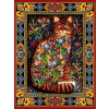 Diamantové maľovanie Norimpex 40x30 cm Mačka v zdobenom ráme 7D