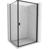 Mexen Mist-B sprchová kabína, otváracie dvere pravá 70 x 80 cm, čierny rám, čierna - 8A2T-070-080-70-70-P
