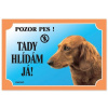 DAFIKO Tabulka Tady hlídám! Jezevčík dlouhosrstý 1ks