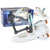 LEAN Toys Vesmírna misia Vesmírna raketa Kozmonaut Set 4 ELE