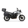 SHAD Kompletná sada sedlových brašní SHAD TERRA TR40 adventure a hliníkového vrchného kufra SHAD TERRA BLACK 48L vrátane montážnej sady SHAD BMW F 650 GS/ F 700 GS/ F 800 GS