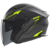 NOX prilba N130 Myst 2025 čierna matná, žltá fluo, veľ. S