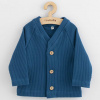 New Baby Dojčenský Kabátik Na Gombíky Luxury Clothing Oliver-Modrá-92 (18-24m)