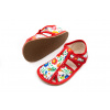 Baby Bare Shoes BABY BARE SHOES SLIPPERS - WHITE FOLKLORE Veľkosť: 28, 11: 18.2, Vnútorná šírka topánky v cm: 7.4