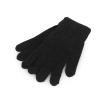 Pletené rukavice unisex - čierna