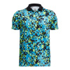 Under Armour Performance Printed Polo L Detske Capri/Yellow/Black