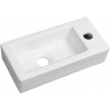 Sapho Small umývadlo 37x19 cm obdĺžnik klasické umývadlo-pultové umývadlo biela AR495
