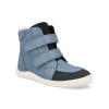 Barefoot Baby Bare zimné topánky - Febo Winter Denim Asfaltico nodré