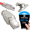 BEZNÁSTROJOVÝ KONEKTOR KAT. 6A FTP TIENENÝ RJ45 8P8C DRÔT KONEKTOR KABLOWO