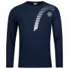 Head Club 22 Cliff LS Men pánské tričko dark blue