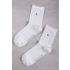 Biele ponožky Premium Rib