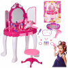 Detský toaletný stolík LEAN Toys Glamor so zrkadlom