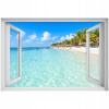 Self -adhézne 3D okno Riviera Maya 90x60 (Self -adhézne 3D okno Riviera Maya 90x60)