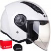 LS2 OF616 AIRFLOW II BIELA MOTOCYKLOVÁ OTVORENÁ PRILBA JET ECE 22.06