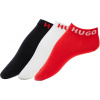 Hugo Boss 3 PACK - dámske ponožky HUGO 50516397-965 35-38