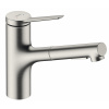 Hansgrohe Zesis M33 kuchynská batéria stojánková ušľachtilá oceľ 74800800