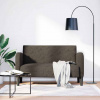 vidaXL Loveseat pohovka tmavosivá 110 cm umelá koža - Sivá - 252870-268506